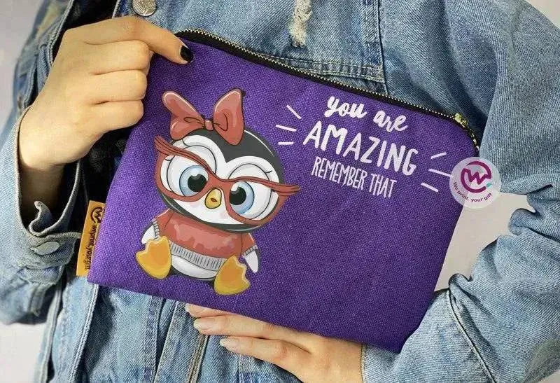 Makeup & Pencil Case - Owl-A