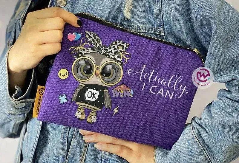 Makeup & Pencil Case - Owl-A