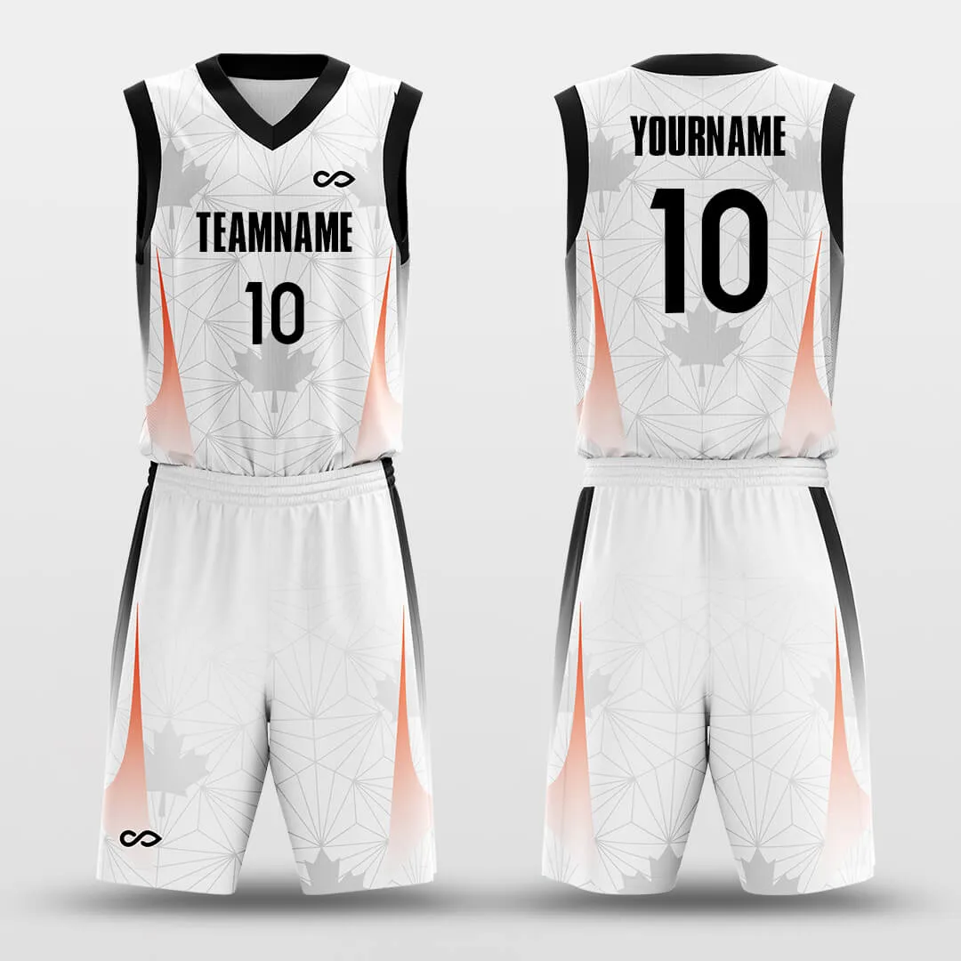 Maple Leaf - Customized Basketball Jersey Set Sublimated BK160629S