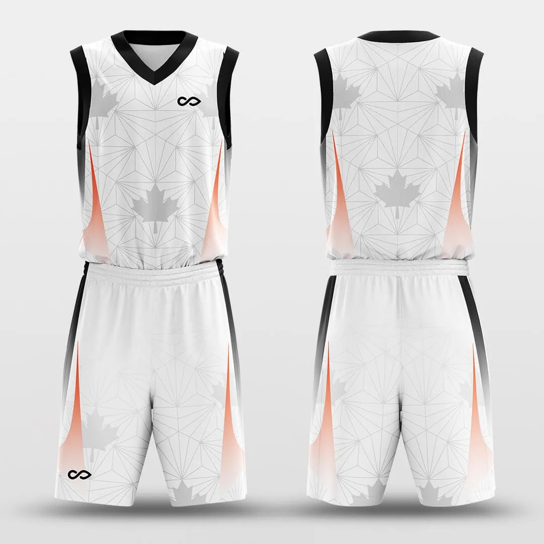 Maple Leaf - Customized Basketball Jersey Set Sublimated BK160629S