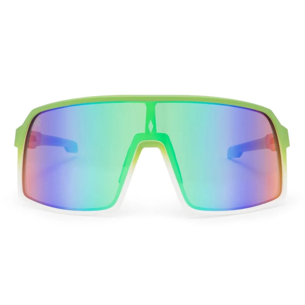 Marsquest Model S Sunglasses - White & Green