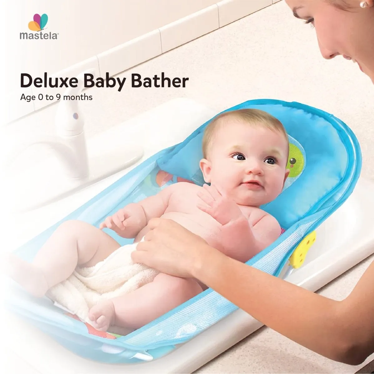 Mastela Deluxe Baby Bather - Sky Blue