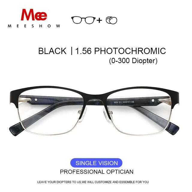 Meeshow Titanium Alloy Eyeglasses Women's Cat Eye 809