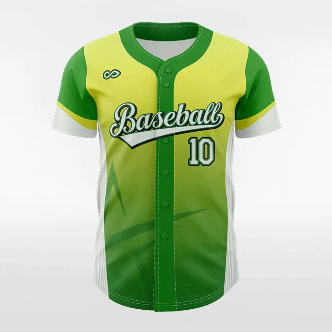 Melon - Customized Men's Sublimated Button Down Baseball Jersey