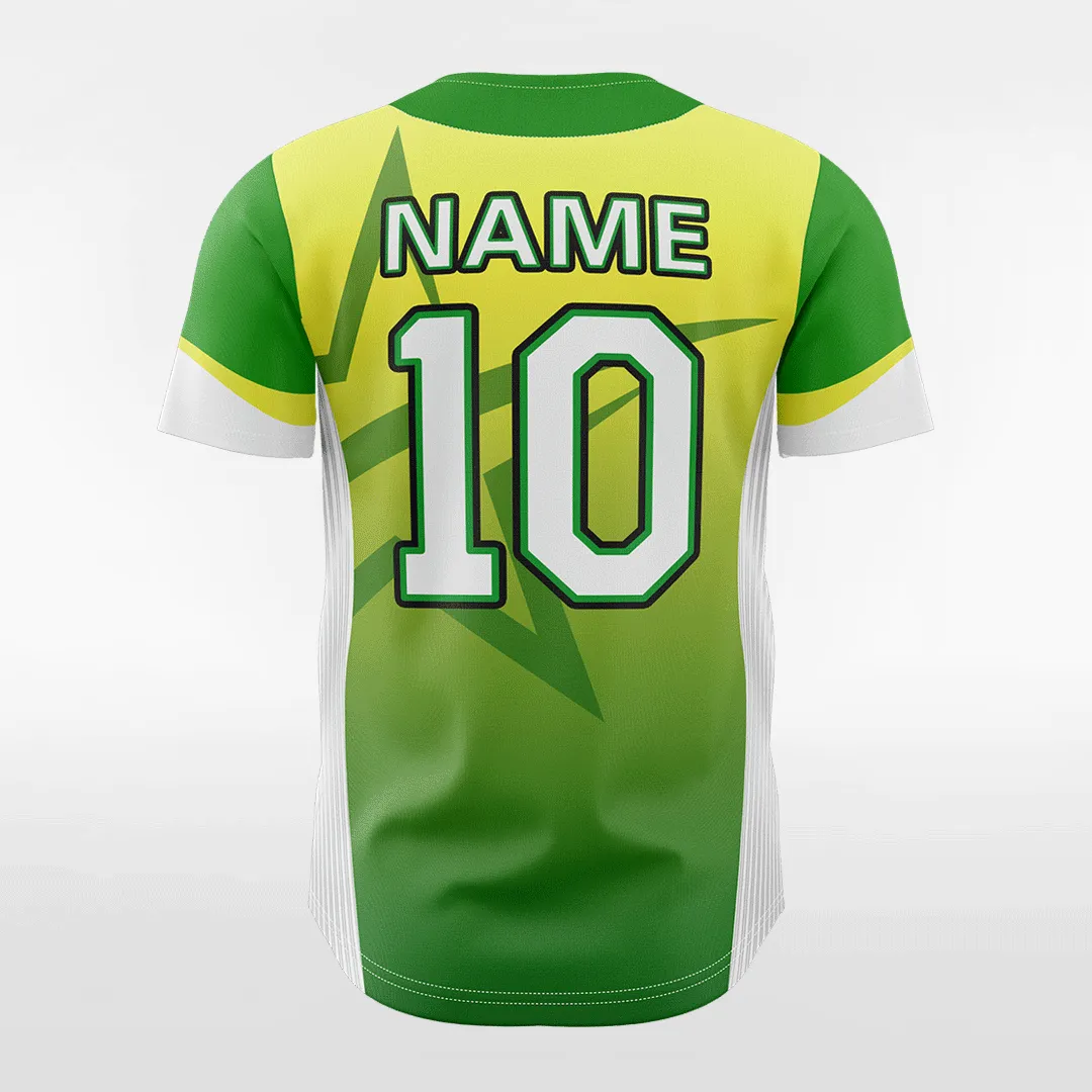 Melon - Customized Men's Sublimated Button Down Baseball Jersey