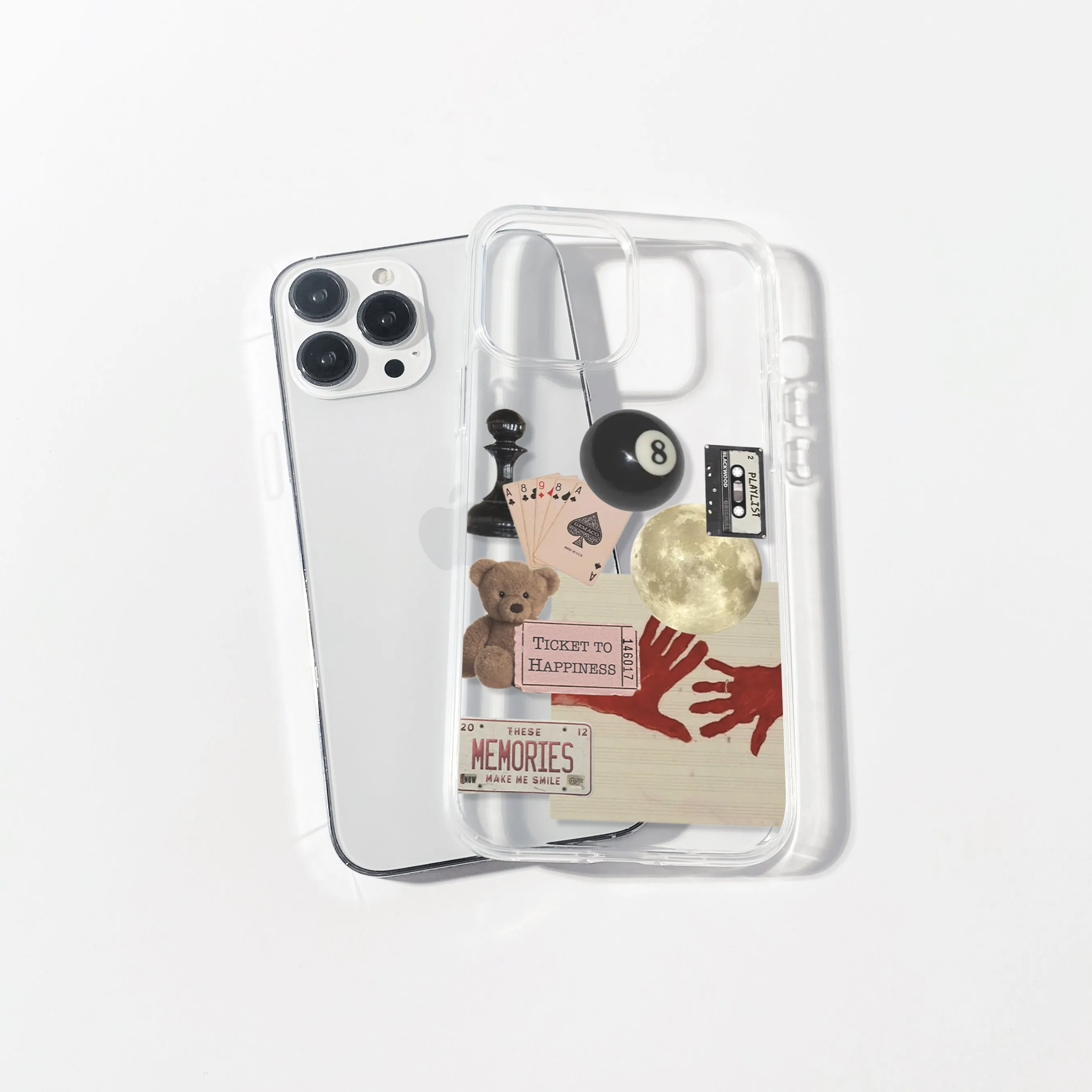 Memories Aesthetic Silicone Clear Case