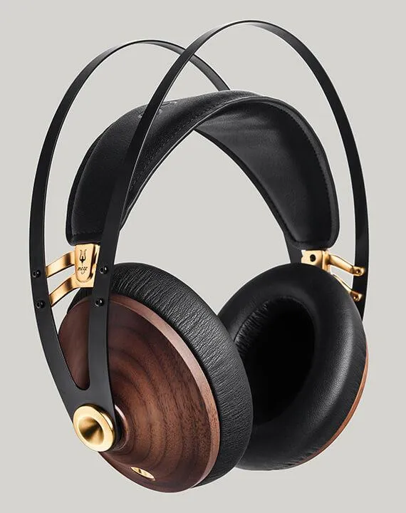 MEZE 99 Classics Walnut & Gold over ear headphones