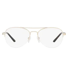 Michael Kors Unisex Gold Aviator Optical Frame