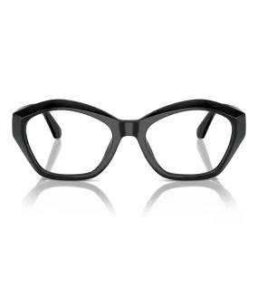 Micheal Kors Women's Black Geometric Optical Frame