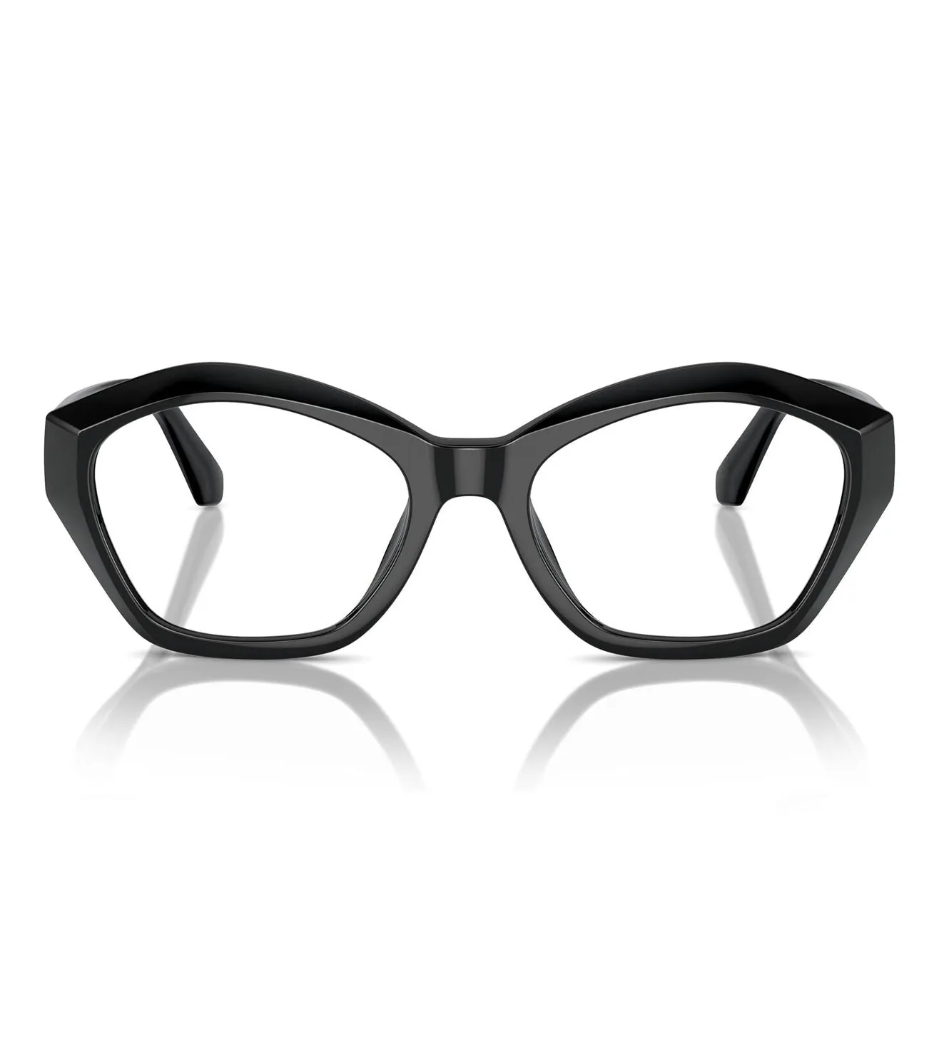 Micheal Kors Women's Black Geometric Optical Frame