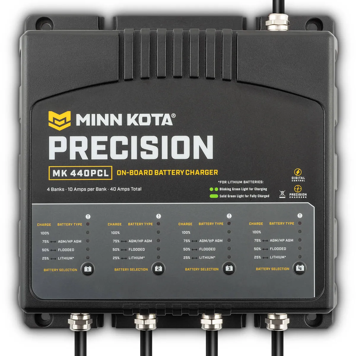 Minn Kota MK-440PCL Charger (Precision Lithium)