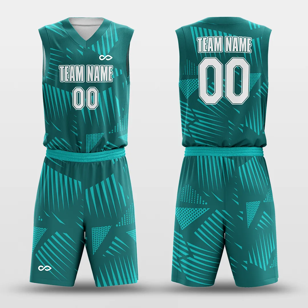 Mint - Customized Reversible Sublimated Basketball Set