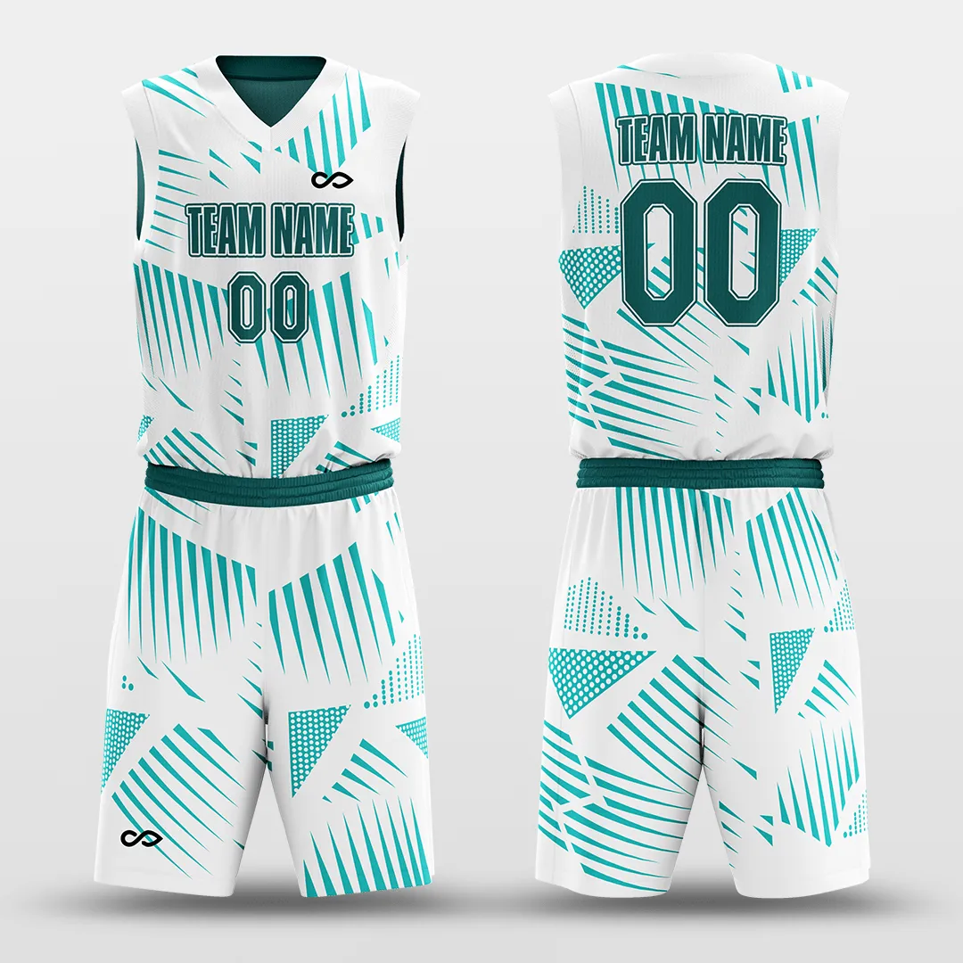 Mint - Customized Reversible Sublimated Basketball Set