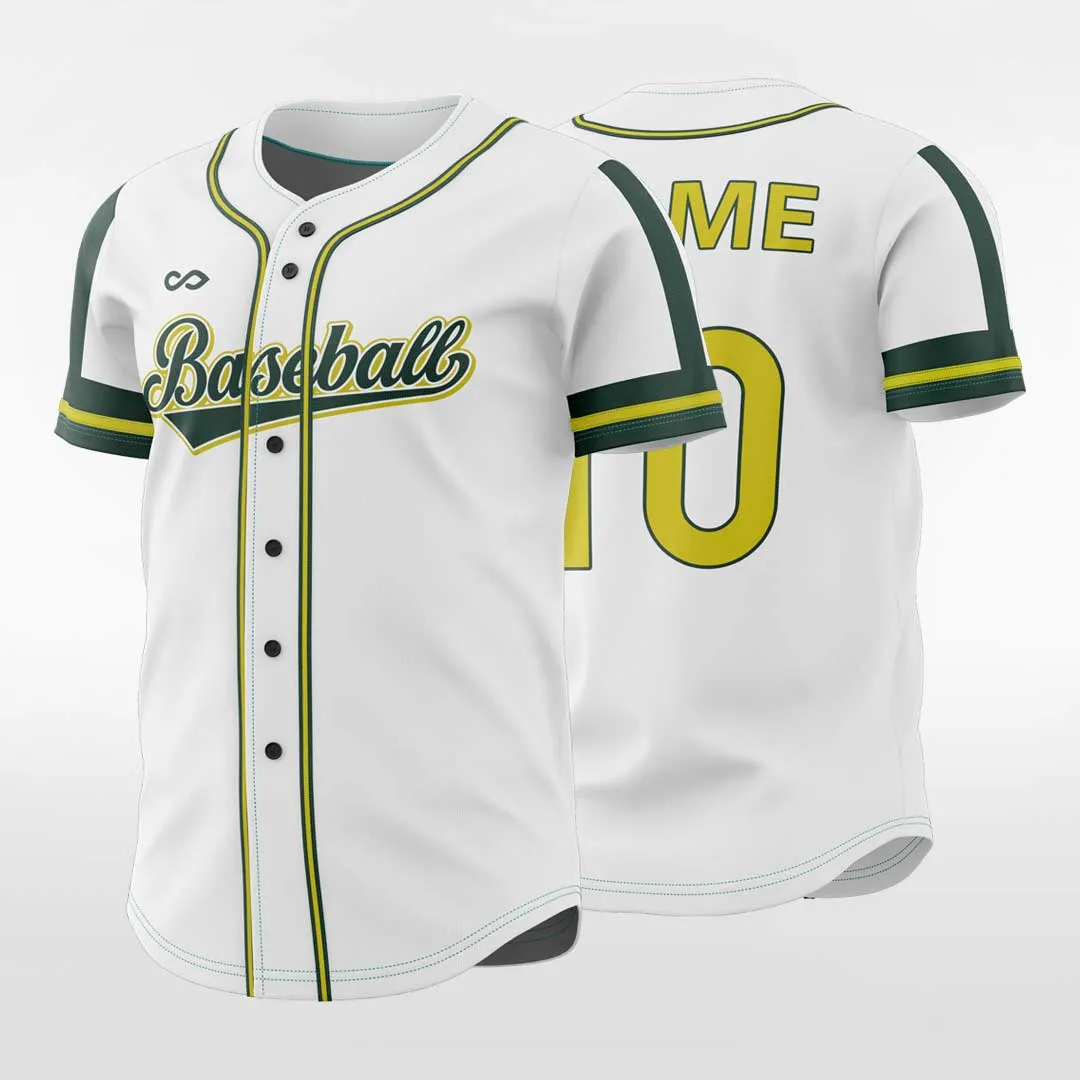 Moss - Customized Men's Sublimated Button Down Baseball Jersey