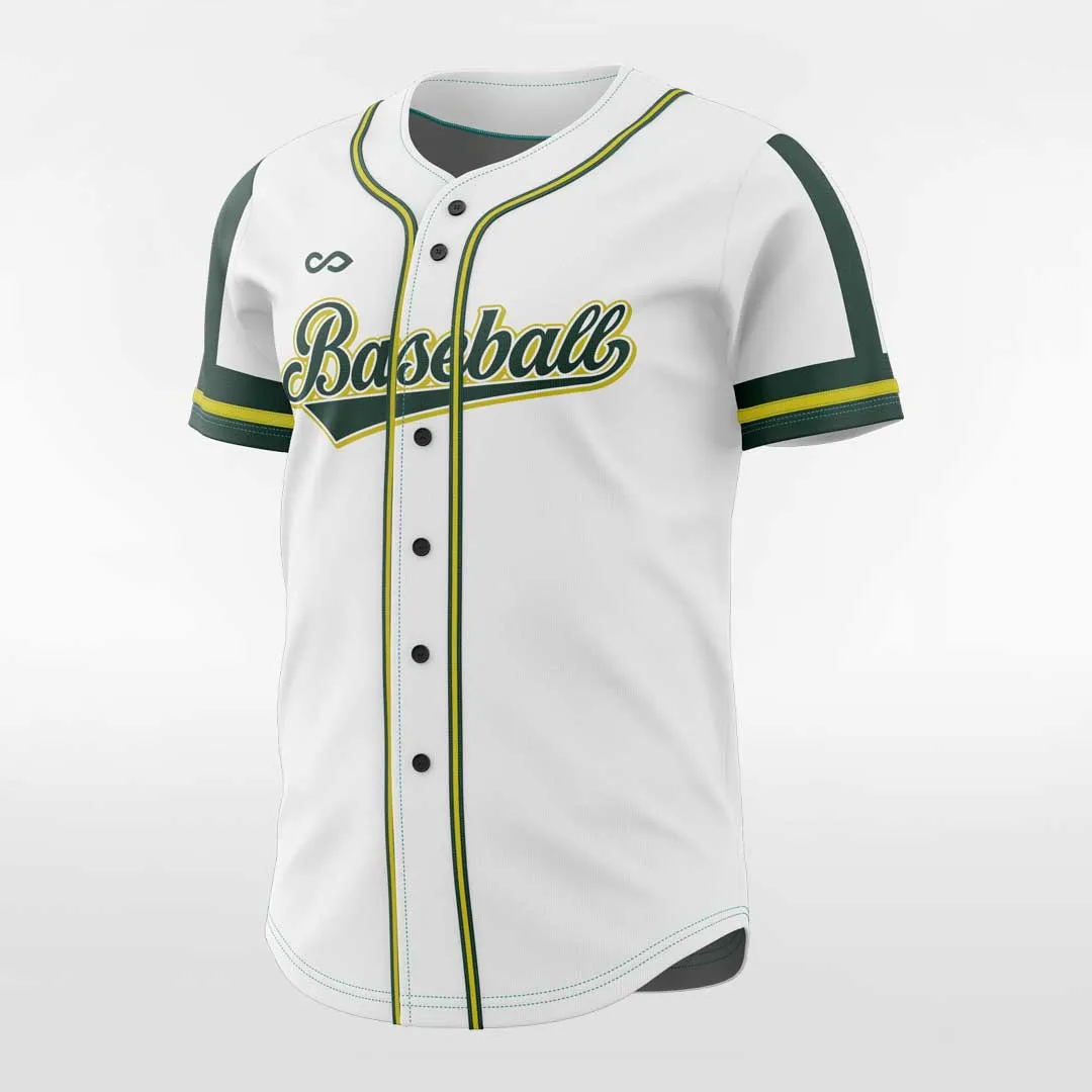 Moss - Customized Men's Sublimated Button Down Baseball Jersey