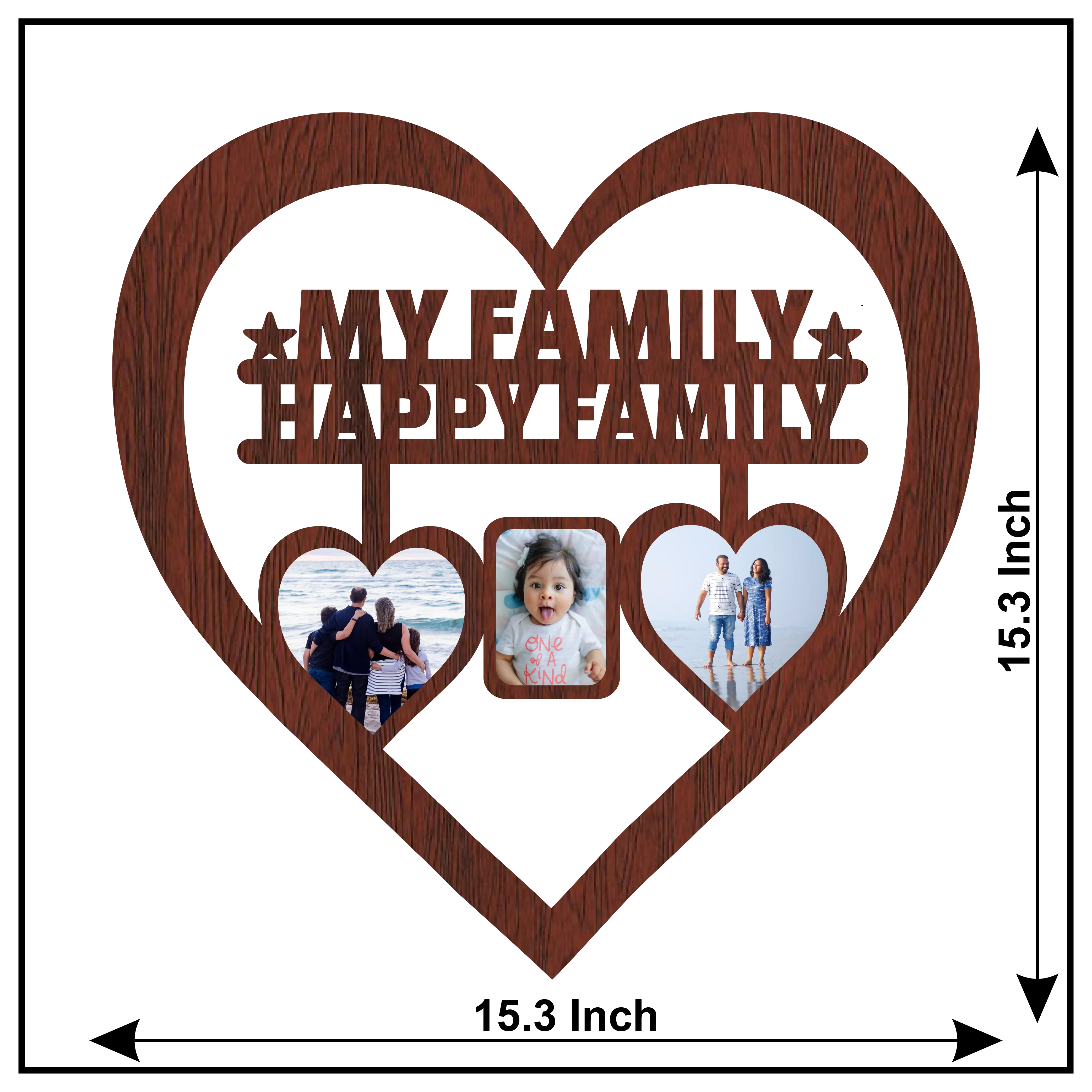 My Family Happy Family Wall Frame