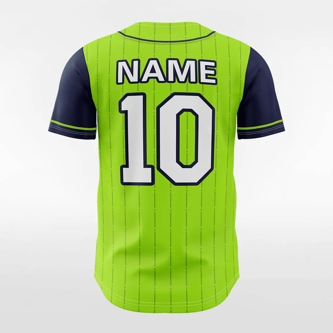 Nature - Customized Men's Sublimated Button Down Baseball Jersey