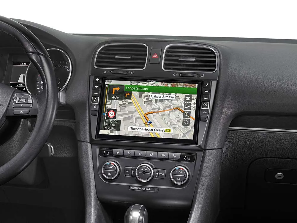 Navigacinė sistema Alpine X901D-G6, skirta VW golf 6