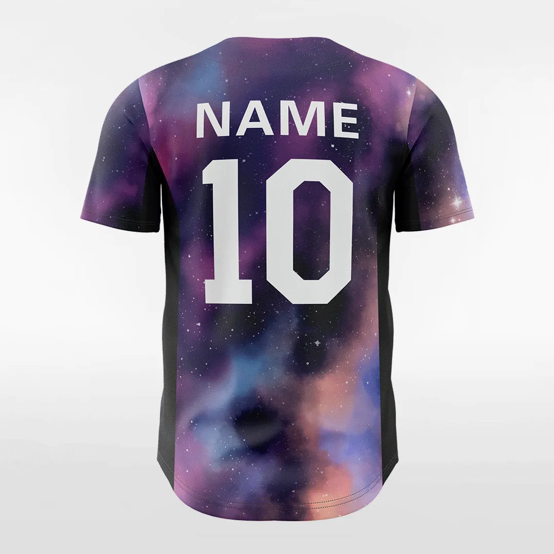 Nebula - Customized Men's Sublimated Button Down Baseball Jersey