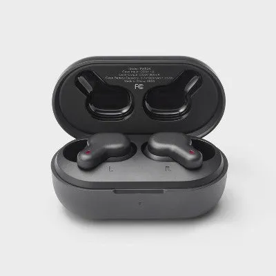 New - Active Noise Canceling True Wireless Bluetooth Earbuds - heyday Black