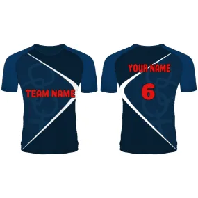 NEXT PRINT All Over Printed Customized Sublimation T-Shirt Unisex Sports Jersey Player Name & Number, Team Name.1245051019