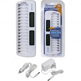 NiCd/NiMH Battery charger for AA and AAA 16 batteries.