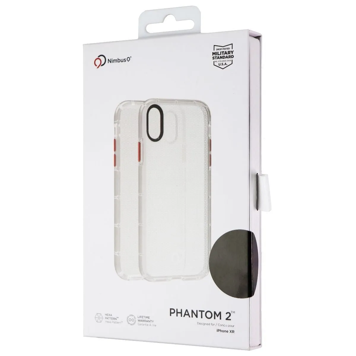 Nimbus9 Phantom 2 Series Gel Case for Apple iPhone XR - Clear