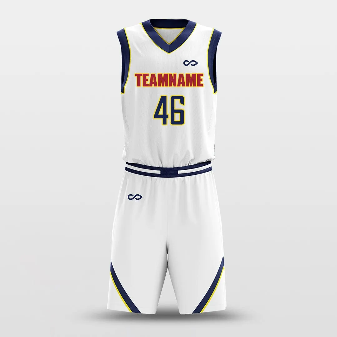 Nuggets White - Customized Basketball Jersey Design for Team