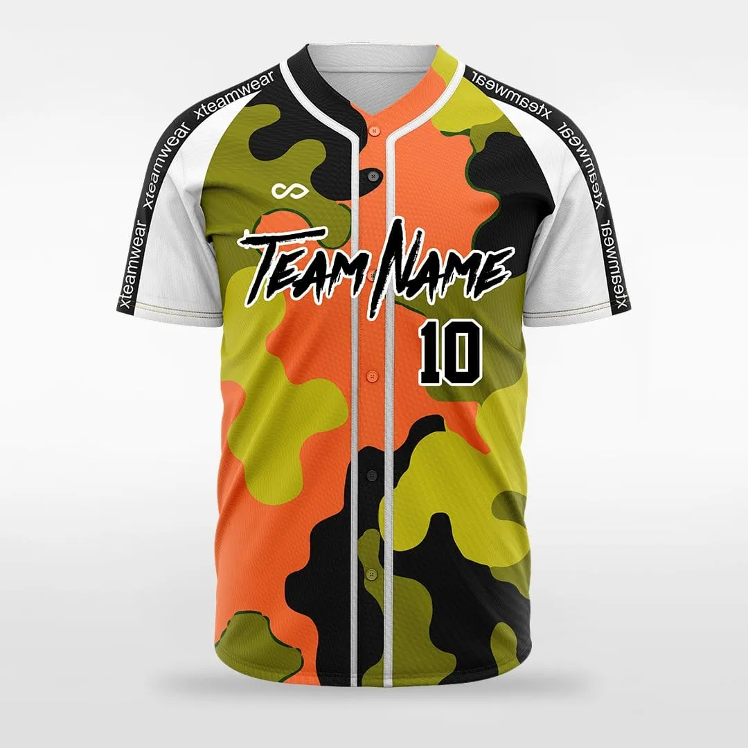 Ocha - Custom Men Sublimated Button Down Baseball Jersey