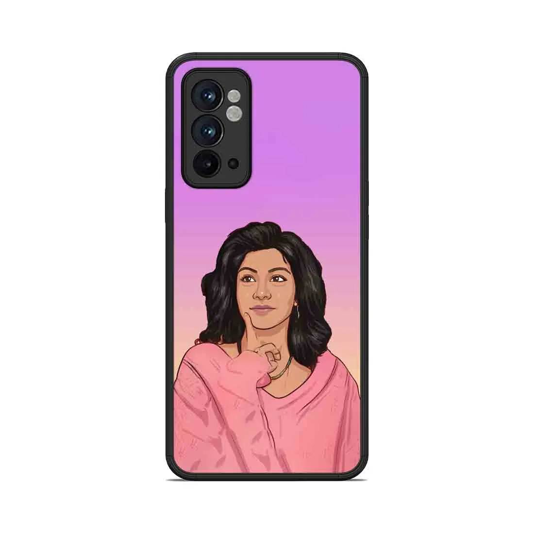 Oneplus 9RT 5G Back Cover with Photo Personalized Designer Back Case - Cartoonify From Photo