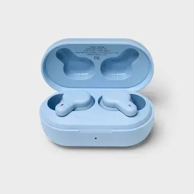 Open Box - True Wireless Bluetooth Active Noise Cancelling Earbuds heyday - Blue