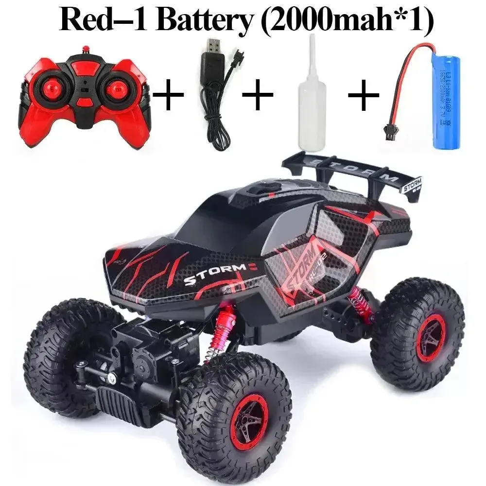 Paisible 4WD Rock Crawler Mist Spray RC Car Smoke Exhaust Remote Control Toys For Boys Machine On Radio Control 4x4 Drive