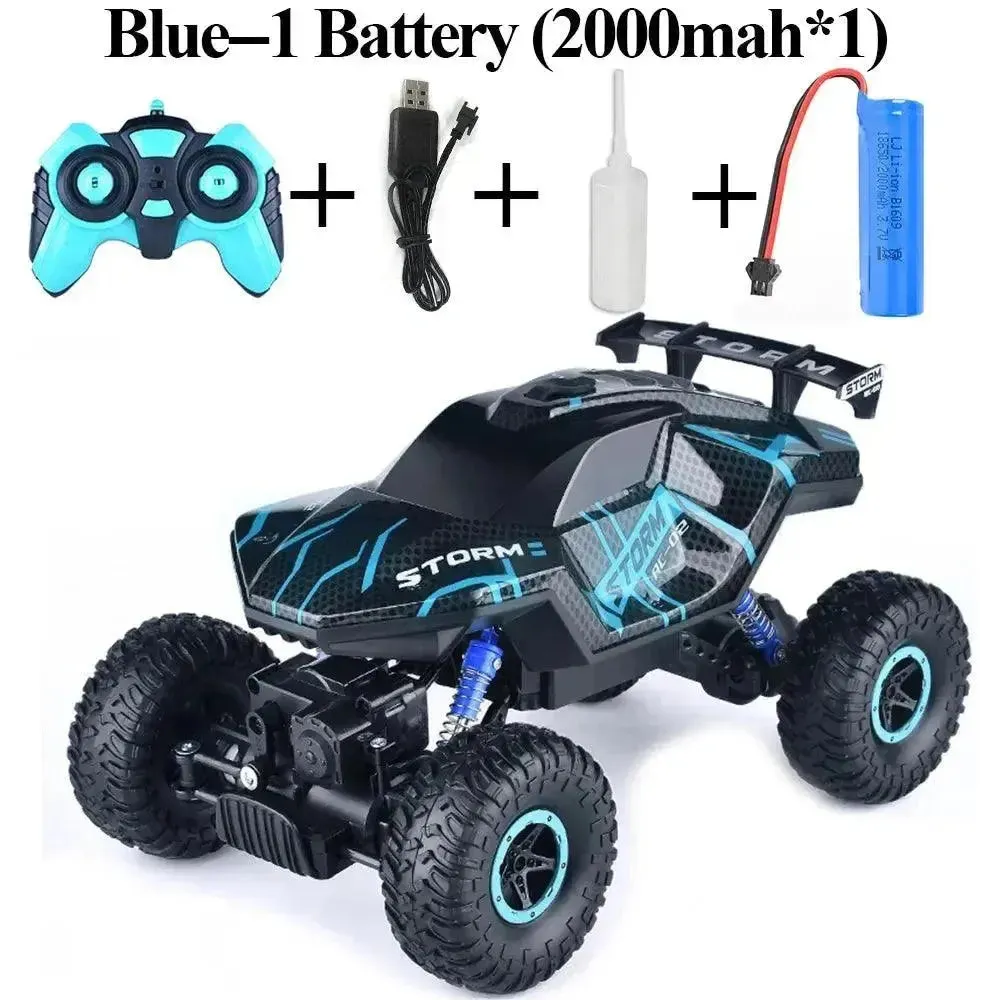 Paisible 4WD Rock Crawler Mist Spray RC Car Smoke Exhaust Remote Control Toys For Boys Machine On Radio Control 4x4 Drive