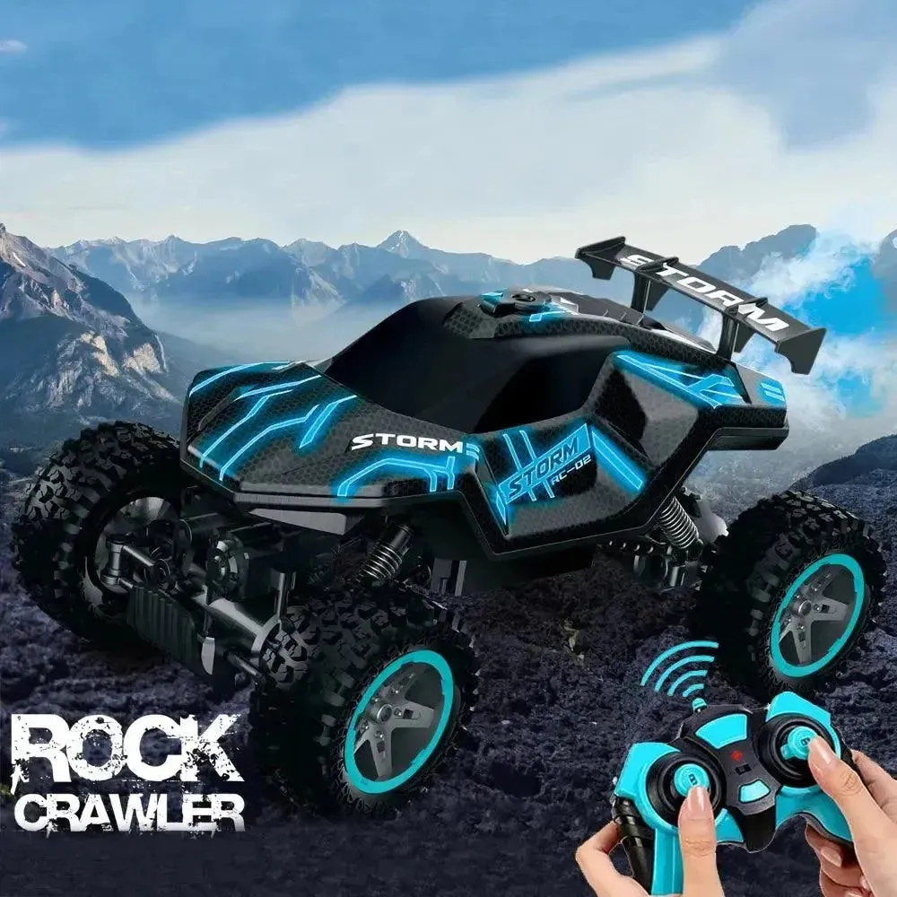 Paisible 4WD Rock Crawler Mist Spray RC Car Smoke Exhaust Remote Control Toys For Boys Machine On Radio Control 4x4 Drive