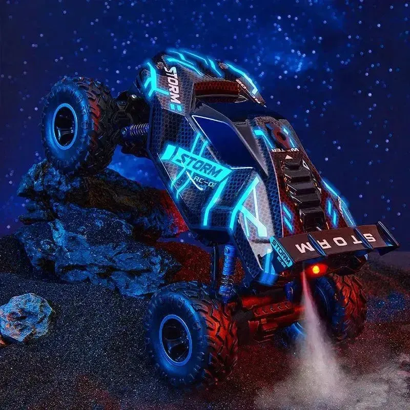 Paisible 4WD Rock Crawler Mist Spray RC Car Smoke Exhaust Remote Control Toys For Boys Machine On Radio Control 4x4 Drive