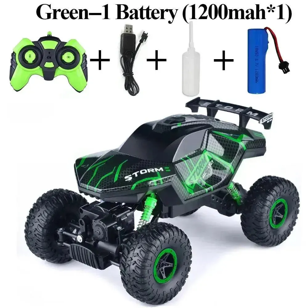 Paisible 4WD Rock Crawler Mist Spray RC Car Smoke Exhaust Remote Control Toys For Boys Machine On Radio Control 4x4 Drive