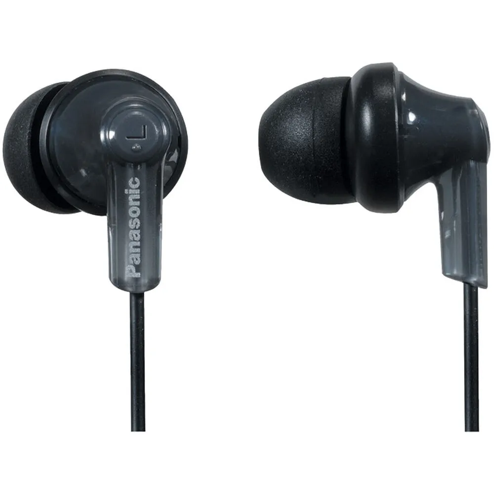 Panasonic RPHJE120K ErgoFit Earbud Headphones - Black