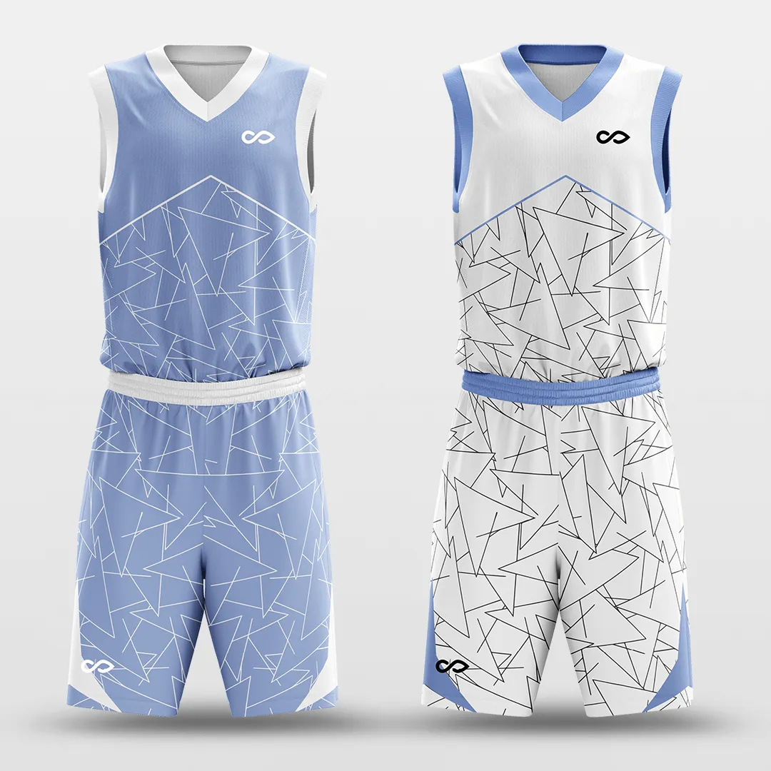 Paper Airplane - Customized Reversible Basketball Jersey Set Design