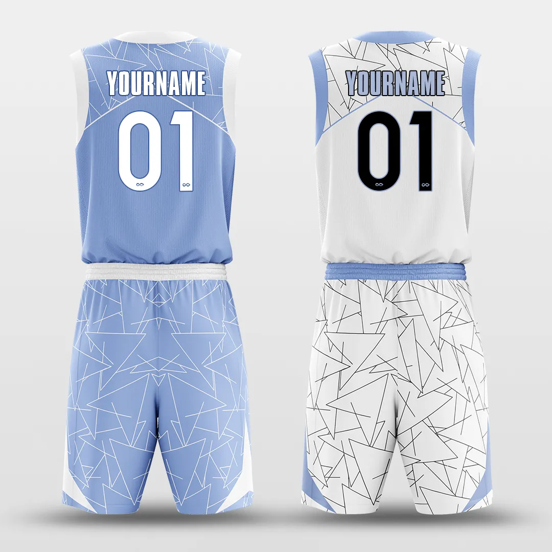 Paper Airplane - Customized Reversible Basketball Jersey Set Design