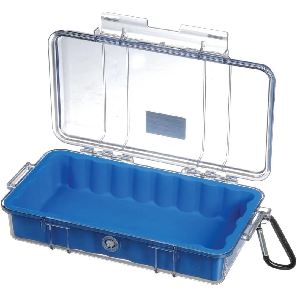 Pelican 1060 Clear Micro Case (Blue)