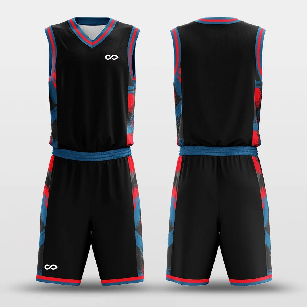 Pen Ink - Custom Sublimated Basketball Uniform Set