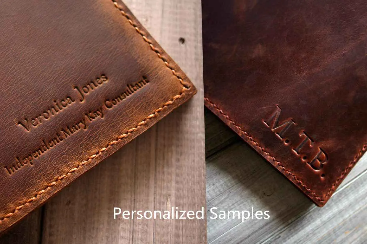 Personalized 15 inch Laptop Case Leather Sleeve