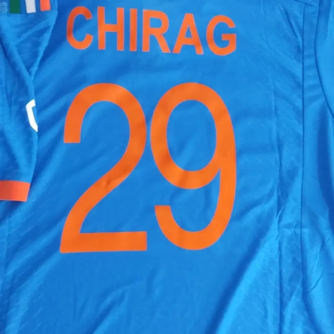 Personalized Indian Cricket Team New Worldcup Jersey 2023-24 - Player Edition