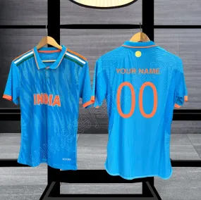 Personalized Indian Cricket Team New Worldcup Jersey 2023-24 - Player Edition