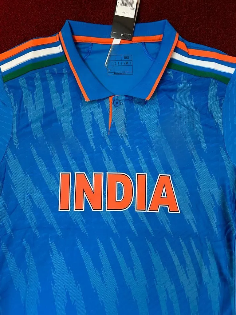 Personalized Indian Cricket Team New Worldcup Jersey 2023-24 - Player Edition