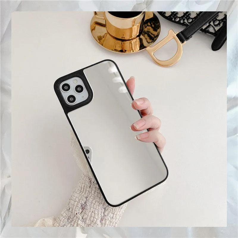 Personalized Line Art Mirror 2 Color iPhone Case For iPhone（8）