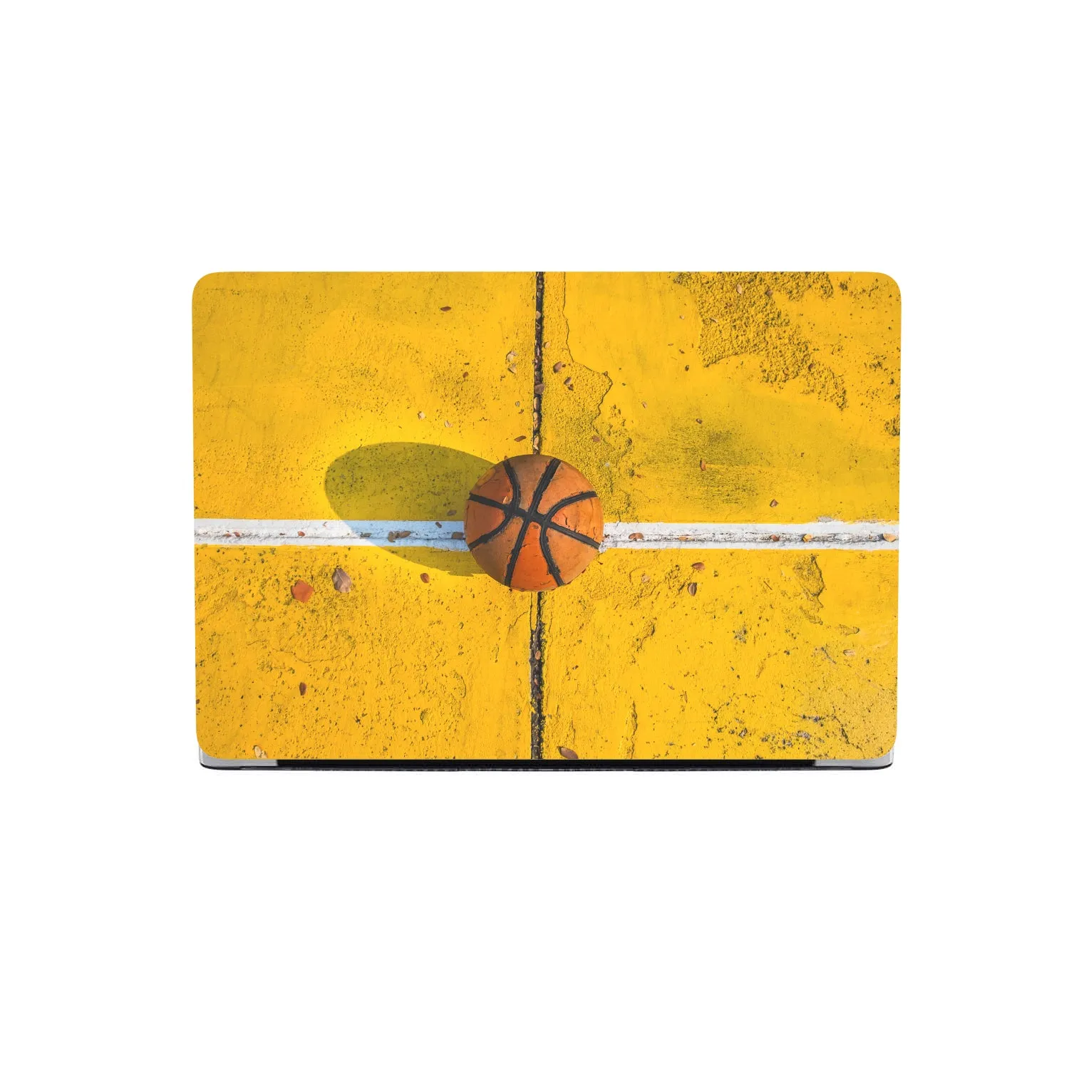 Personalized Macbook Hard Shell Case - Basketball on Court