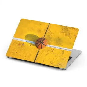 Personalized Macbook Hard Shell Case - Basketball on Court