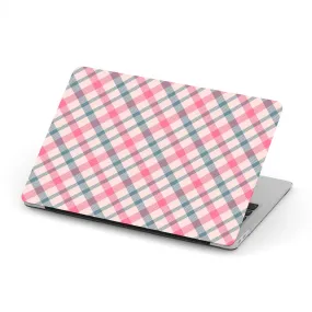 Personalized Macbook Hard Shell Case - Watermelon Check Plaid