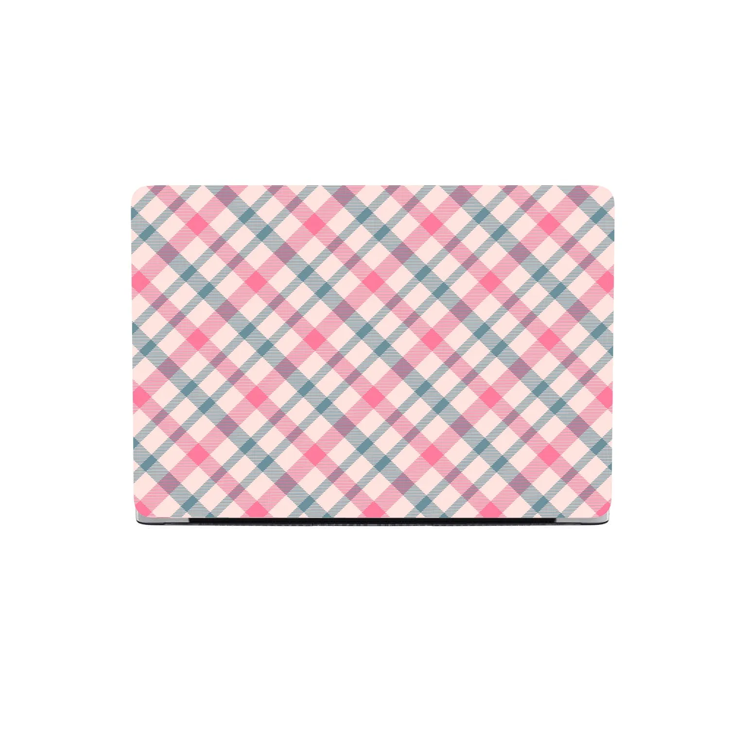 Personalized Macbook Hard Shell Case - Watermelon Check Plaid